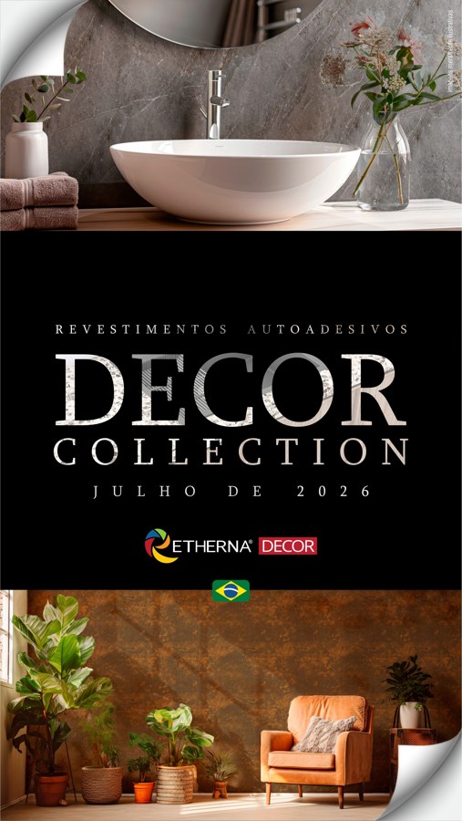 Capa do catálogo Etherna Decor 2026